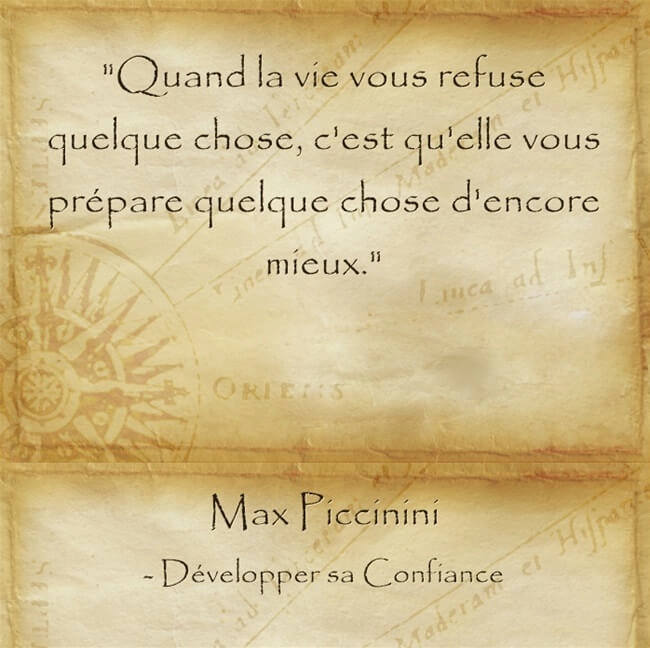 Citation avoir confiance en la vie