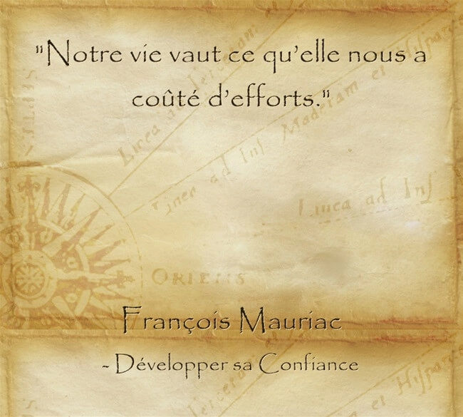 Faire l'effort citation