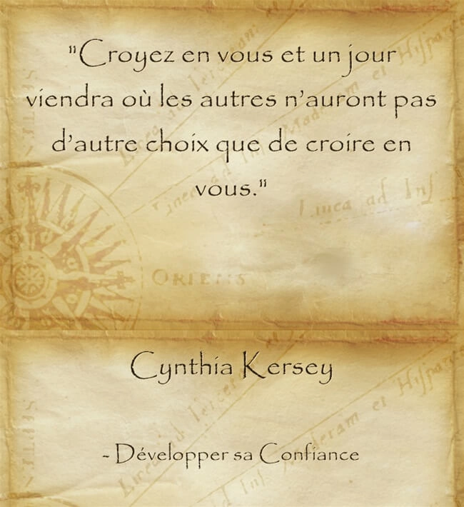 citation pour croire en soi et être serein