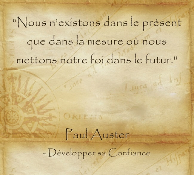 Citation pour avoir foi dans le futur