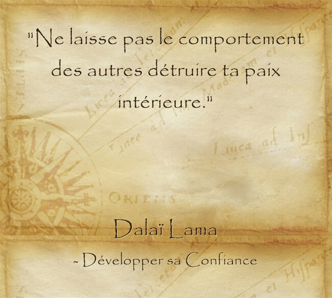 Maintenir sa paix intérieure être serein
