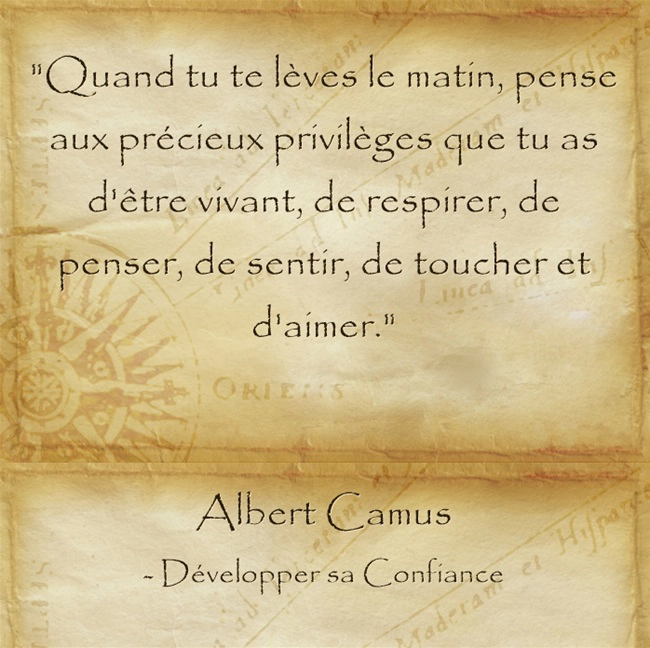 relativiser et se demander comment être zen