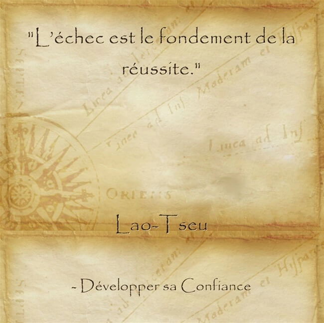 citation de Lao Tseu sur la vertu d'échouer et la philosophie du bonheur