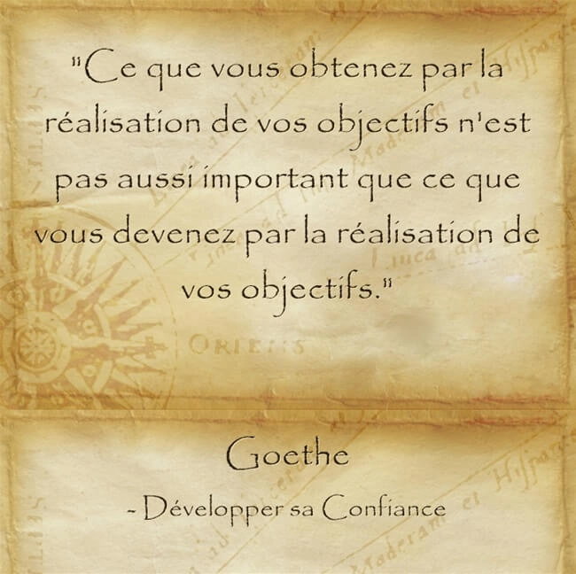 Réflexion philosophique de Goethe sur l'importance de réaliser ses rêves