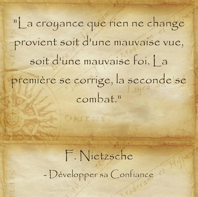 Citation de Nietzsche sur le changement perpétuel