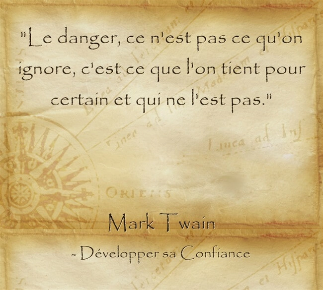 citation sur le sens de la vie de Mark Twain
