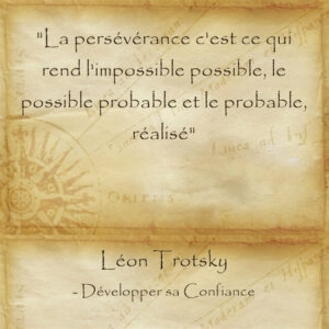 Endurer mène à la réussite