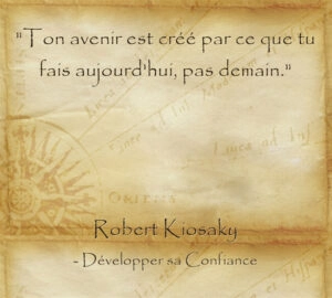 Citation sur l'importance d'agir au moment présent