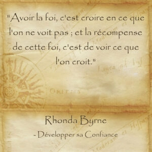 Citation de Rhonda Byrne sur la force créatrice de la pensée