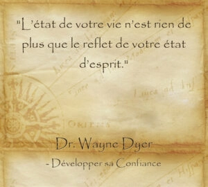 Citation sur l'infuence de nos pensées sur notre vie
