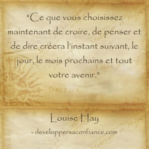 Citation sur la force créatrice de nos choix