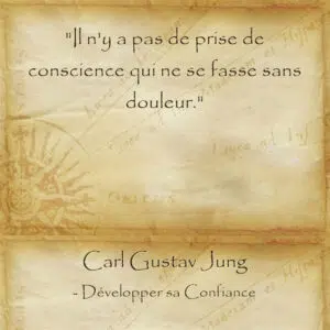 Citation de Carl Jung sur la douleur de la prise de conscience