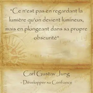 Citation de Carl Gustav Jung pour affronter ses peurs