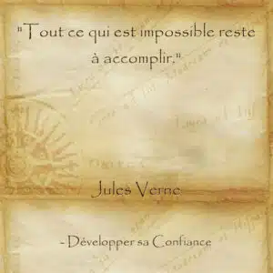 Citation de Jules Verne sur le fait de créer sa vie