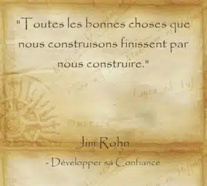 Positiver grâce à ses actions et grandir