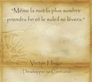 Pensée et réflexion optimiste pour l'avenir