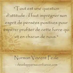 Réflexion sur l'importance de modifier son état d'esprit avec des pensées positives
