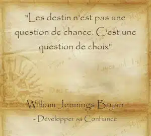 Réflexion sur la chance que l'on a de décider de sa vie