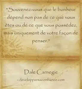 Réflexion sur l'importance de contrôler ses pensées