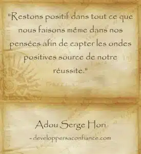 Citation sur l'importance de surveiller la qualité de nos pensées