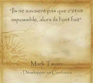 Citation de Mark Twain pour oser se laisser écouter ses passions
